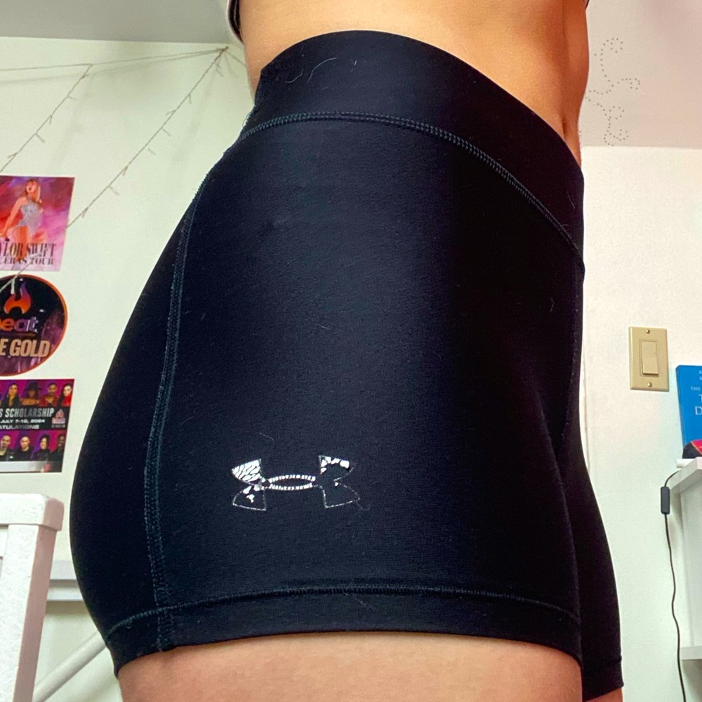 Under Armour black athletic shorts